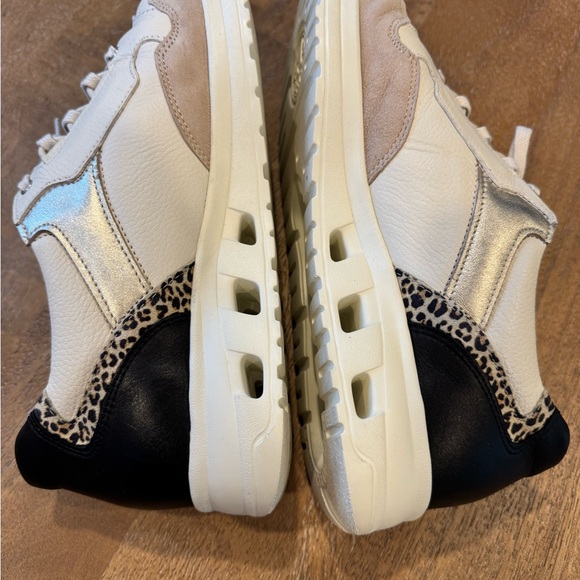 Mephisto White and Tan Women's Sneakers - Picture 4 of 5